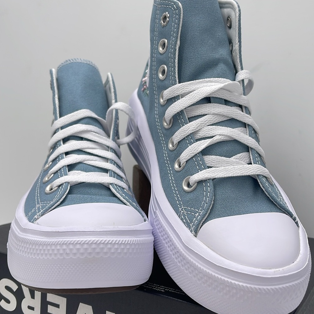 Vans WMNS A07237C
CTAS MOVE HI COCOON BLUE/WHITE Platforms Sneakers Chuck Taylor - Picture 5 of 16